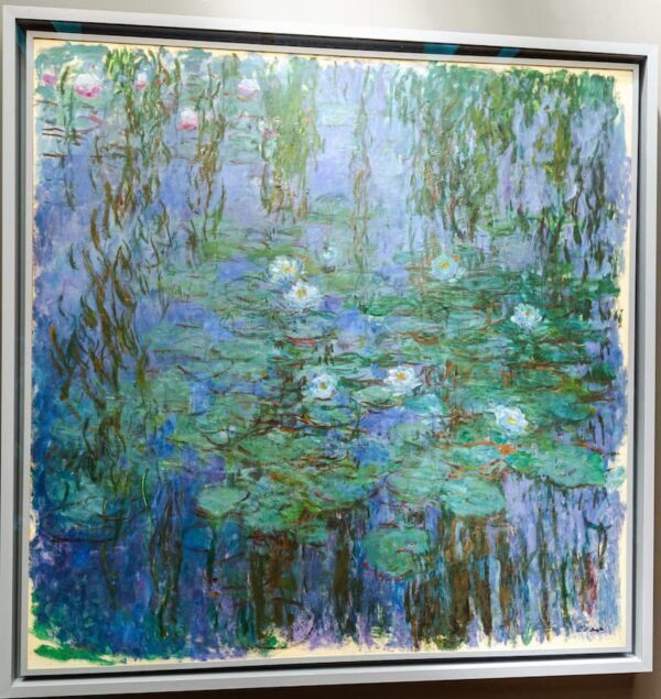 Claude Monet Nympheas bleus at Orsay Museum