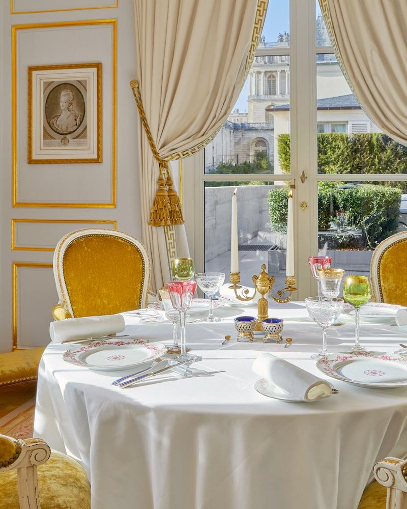 Versailles restaurant les Airelles Marie antoinette