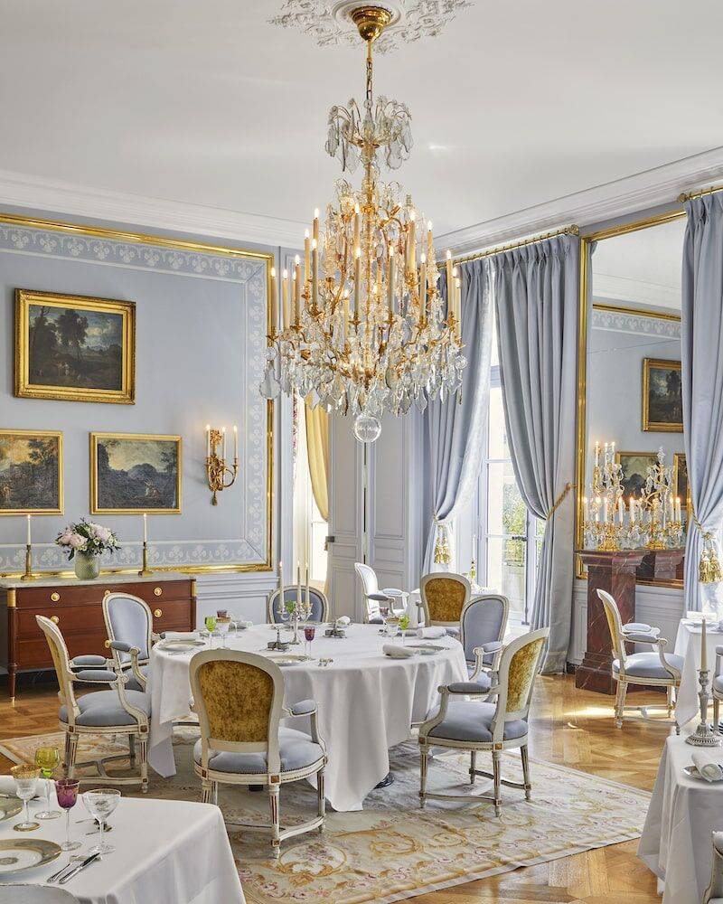 Versailles restaurant les Airelles cabinet